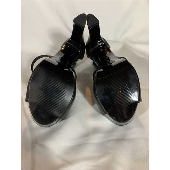 IDIFU IN5 Charcy Peep Toe Chunky Heels - Black - Women's US Size 8 (Pre-Owned) - Picture 10 of 11